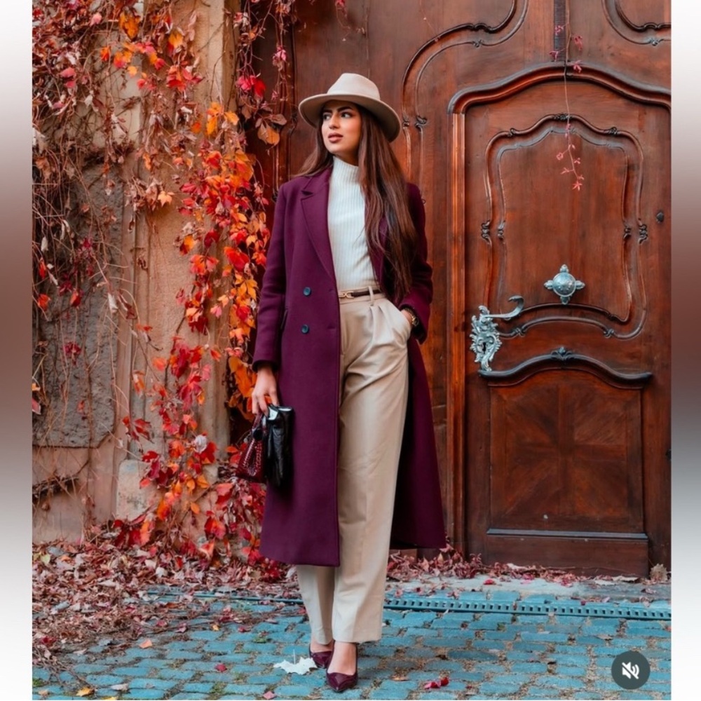 ZARA MANTECO WOOL BLEND COAT